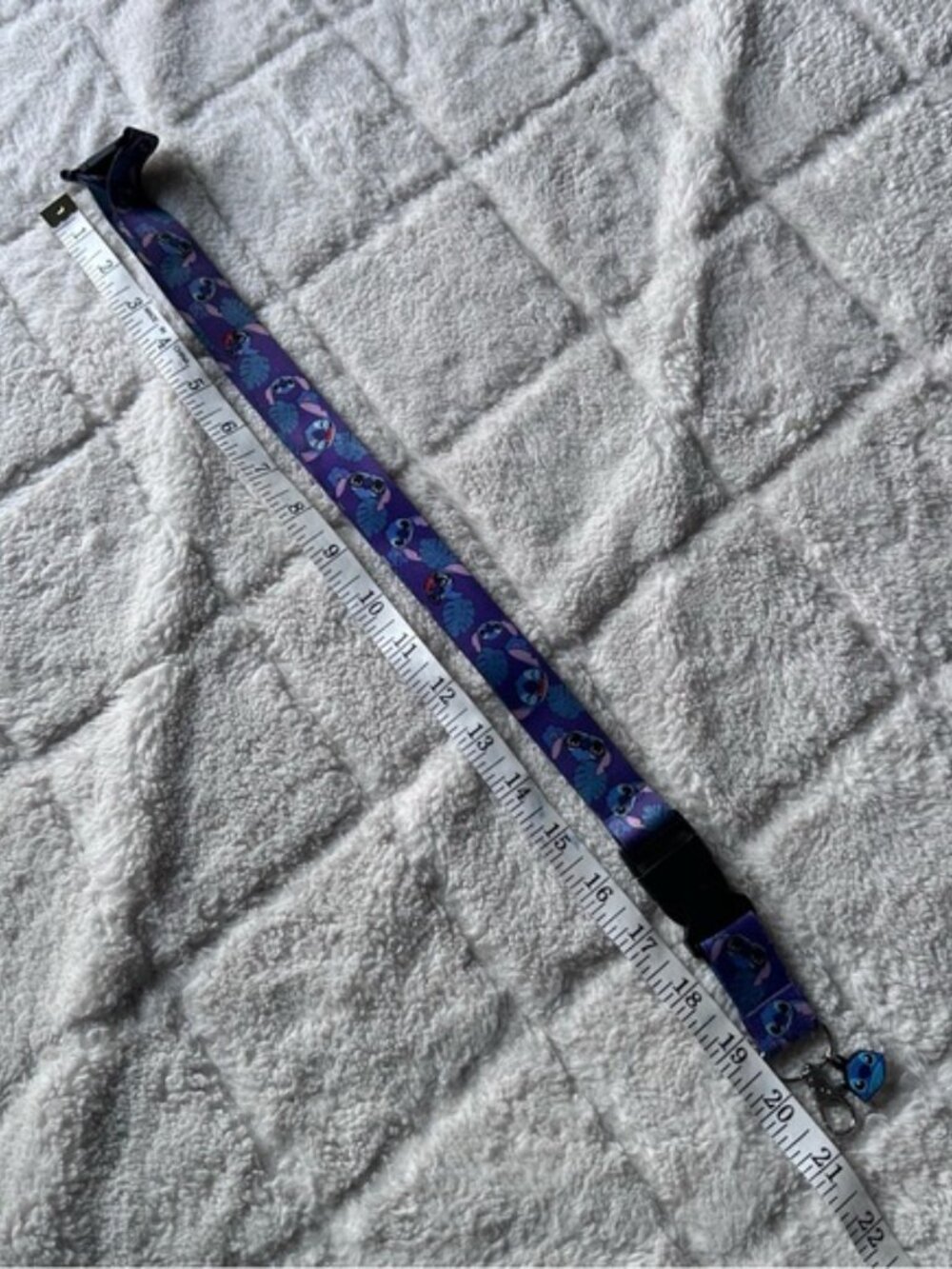 Disney | Stitch Unisex Blue and Purple Detachable Lanyard | Size 10" - Picture 4 of 7